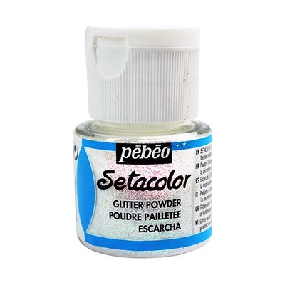 Pebeo Setacolor glitrový prášok, diamantový, 10g