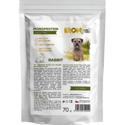 IRONpet Dog Adult Mini Rabbit 70 g