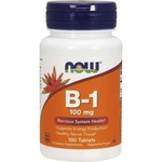 NOW Vitamin B-1, 100 mg, 100 таблетки, Now (PRODUCT_30271)