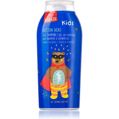BIOBAZA Sprchový gel na tělo a vlasy ACTION HERO 2v1 250 ml