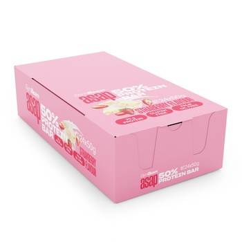 GymBeam Протеинов бар ASAP 50% 24 x 50 g ягода