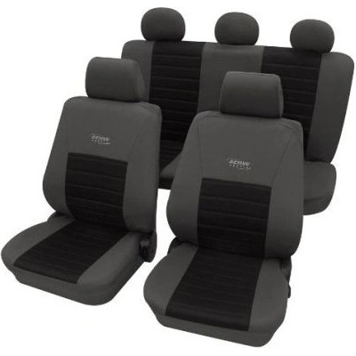 Тапицерии за седалки Petex "Active Sports" - Черно-сив цвят