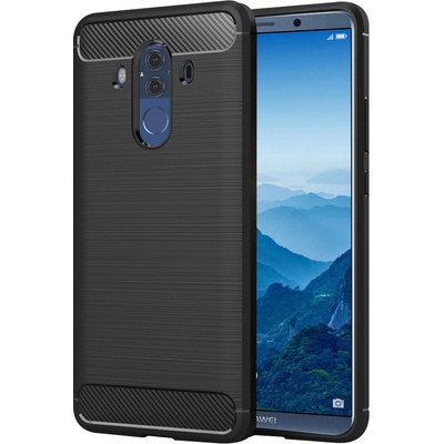 Techsuit Carbon Silicone puzdro pre Huawei Mate 10 Pro – čierne
