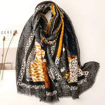 HARAHU Шал li-11951 - Жълта kp11951 (li-11951)