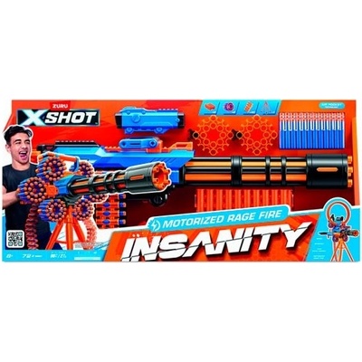 Zuru X-Shot Insanity Motorized Rage Fire Gatlin pištoľ