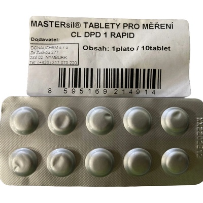 MASTERsil DPD1 tablety do testeru Cl 10 ks