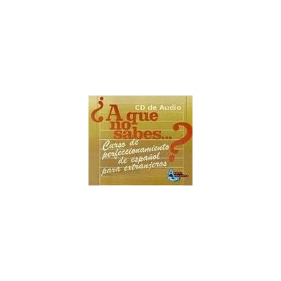 ?A QUE NO SABES? CD AUDIO Edelsa