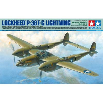 Tamiya 61120 P-38 F G Lightning 1:48