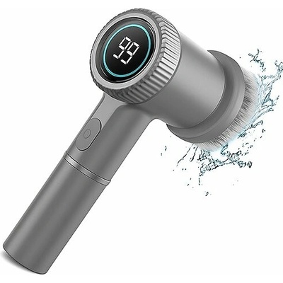 Verk 27333 Elektrický čistící rotační kartáč 5 v 1 šedý – Hledejceny.cz