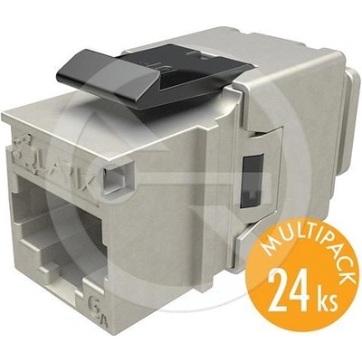 SOLARIX (24-PACK) keystone na kliešte CAT6A, STP, RJ45