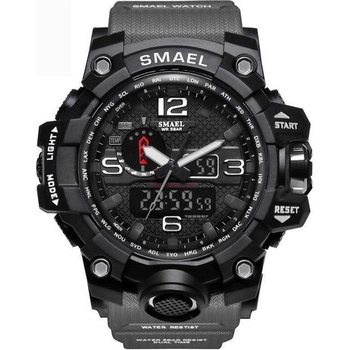 SMAEL Спортен мъжки часовник smael though, Сив (smael-1545-grey)