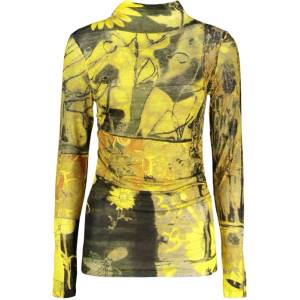 DESIGUAL Дамски пуловер desigual, Размер m, Цвят Жълто (26wwjf46_gi4010)