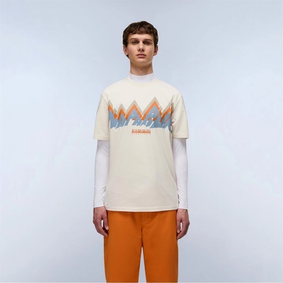 NAPAPIJRI Мъжка тениска NAPAPIJRI S-Fiemme Tee Mens - Beige Dimity