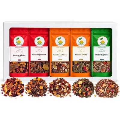 Vianočná čajová kolekcia (5 × 100 g)