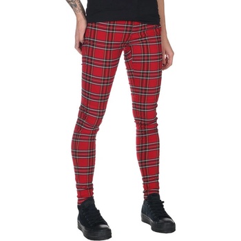 Urban Classics Ladies Skinny Tartan Pants