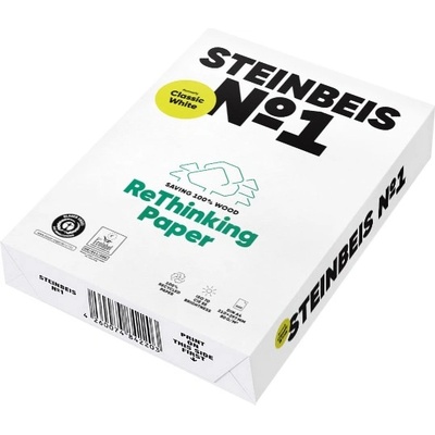 STEINBEIS Фотокопирна хартия STEINBEIS NO 1. ISO 70-p A/4 80 g рециклирана 500 листа/пакет 88334295 (88334295)