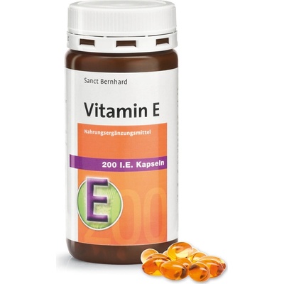 Sanct Bernhard prírodní Vitamin E 200 IU 240 kapsúl