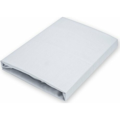 Brotex Napínací satén prostěradlo světle šedé 220x200