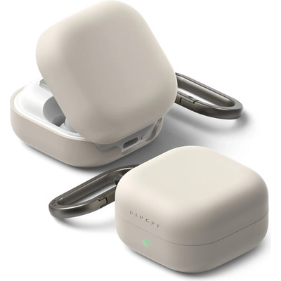 Ringke Силиконов калъф за слушалки Samsung Galaxy Buds 4 / 4 Pro от Ringke Silicone - Stone (8800328816787)