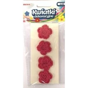 Brewista Decorative flowers 35mm dark pink 4pcs
