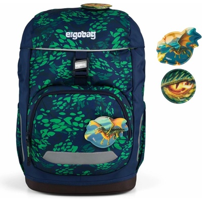 Školní batoh Ergobag School Backpack Flex - FireBear Dragon