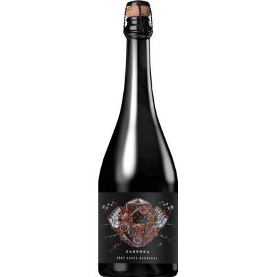 Kadrnka Sekt Cuvée Barborka Extra Brut 12% 0,75 l (čistá fľaša)