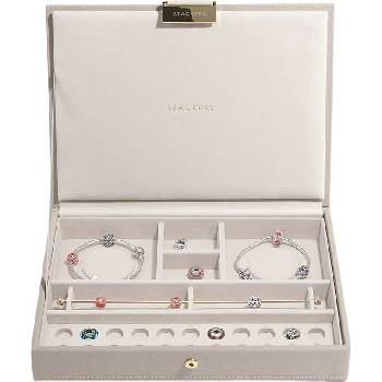 Stackers Кутия за талисмани Stackers класическа с капаче таупе (74553)