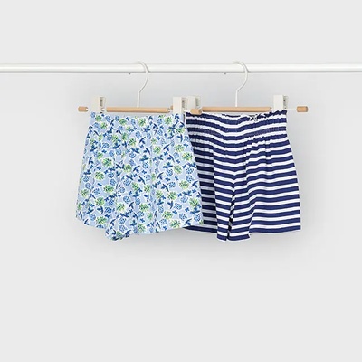 Mayoral Сет 2 къси панталона в тъмно синьо и многоцветен за мини момиче Mayoral