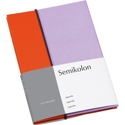 Semikolon Фотоалбум Leporello Cutting Edge оранжево-лавандулов (364859)