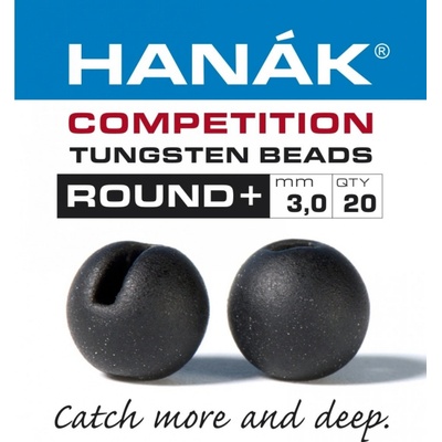 Hanák Competition Tungstenové Hlavičky Round Černý Nikl 2,5 mm