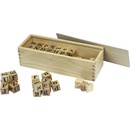 Montessori L120 kostky s abecedou v krabičce