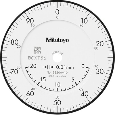 Mitutoyo Úchylkoměr číselníkový analogový 20/0,01mm iso mitu-2320ab-10