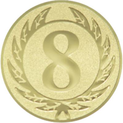 Emblém čísice 8 zlato 50 mm