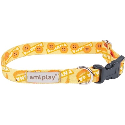 Amiplay Obojek pro psy nastavitelný HAPPY BANANA