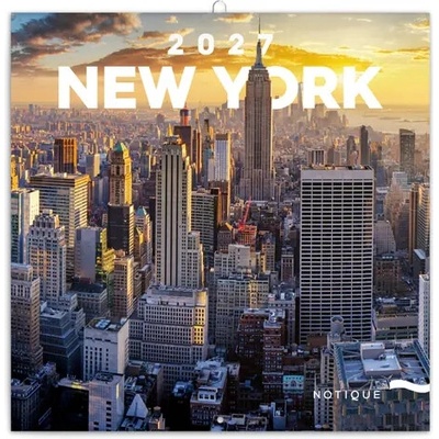 NOTIQUE Poznámkový New York / Nástenný / 30 x 30 cm 2027