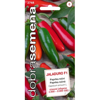 Dobré semená Paprika zeleninová - Jaladuro F1, jalapeno 10s