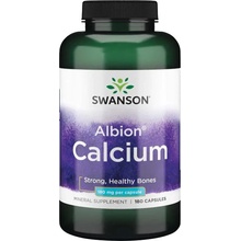 Swanson Calcium Glycinate Chelate Vápnik 180 mg 180 kapsúl