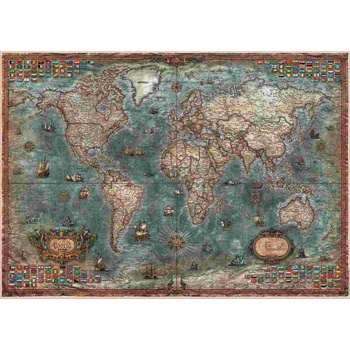 Educa - Puzzle Historical World Map - 8 000 piese