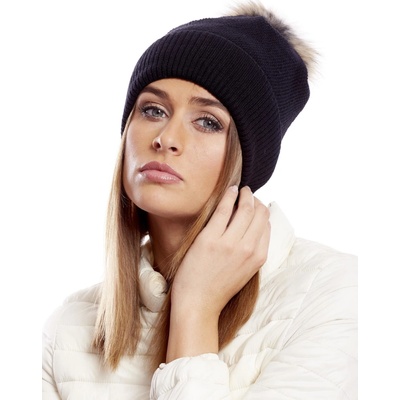 Dámská čepice AT-CZ-171701.37 Wool Fashion Italia Černá