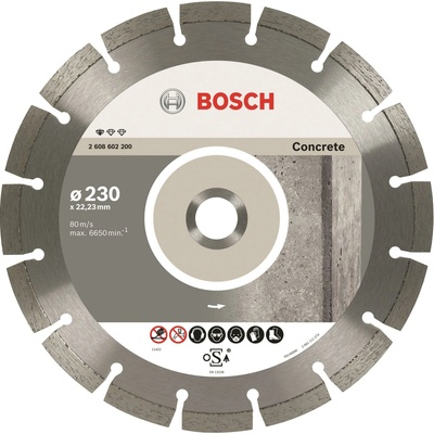 BOSCH Diamantový deliaci kotúč Standard for Concrete 230 × 22,23 × 2,3 × 10 mm 2.608.603.243 2.608.603.243