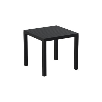 Siesta Exclusive Si-Маса квадрат 80х80см. ares 80 (164) ЧЕРНА/БЯЛА (014260)