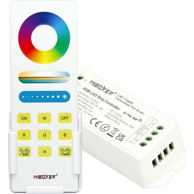 Mi-Light, Sada RGB LED ovladače a přijímače, 2.4GHz, 12-24V, Max. 15V, FUT043A, Mi-Light