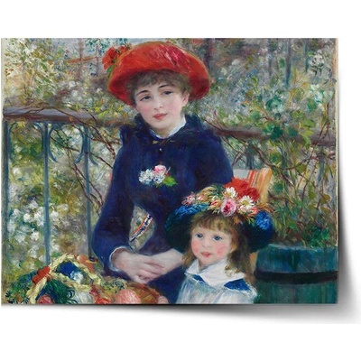 Sablio Plagát Dve sestry (Na terase) - Pierre-Auguste Renoir - 60x40 cm