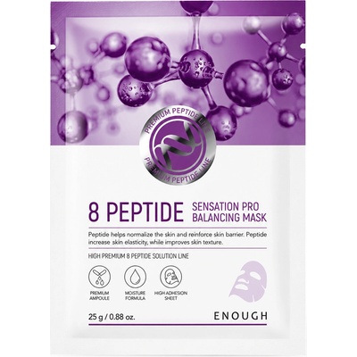 Enough Маска за лице с пептиден комплекс 25гр. Enough 8 Peptide Sensation Pro Balancing Mask Pack