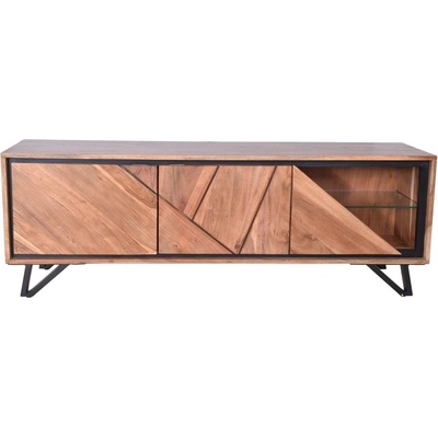 Interia Home & Living Маса за телевизор от масивна акация в естествен цвят 150x51x40 cm Ambala - Interia Home & Living (304117)