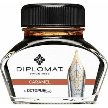 Diplomat D41001023 hnedý Octopus Caramel flaštičkový atrament 30 ml