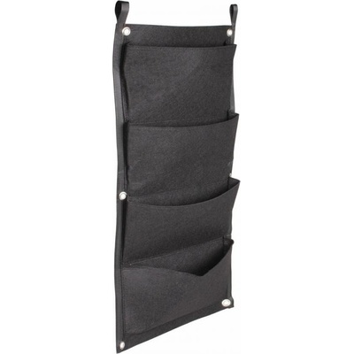 Merco Vertical Grow Bag 4 textilné kvetináče na stenu čierna