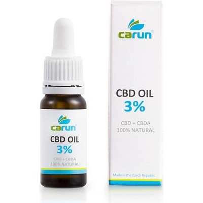 Carun Konopný olej 3% CBD + CBDA 10 ml