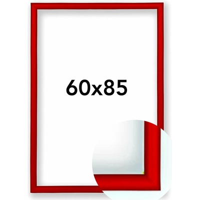 BFHM Fotorámeček BF Rozměr: 60 x 85 cm, Barva: Červená, Typ zasklení: Plexi