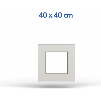 ETILA.SK Plastové okno 400 x 400 mm biele fixné (neotváravé)